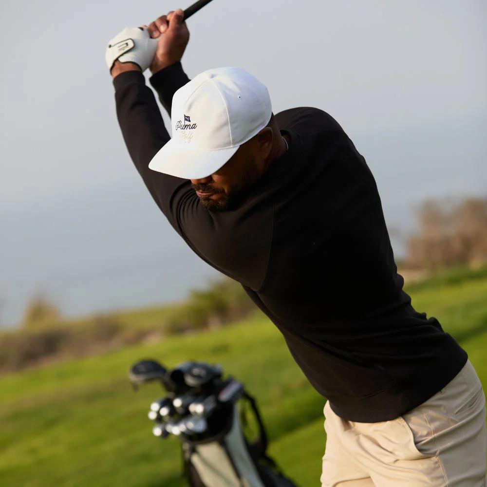 PUMA Cloudspun Fleece Golf Crewneck 2026 - Black - Image 4