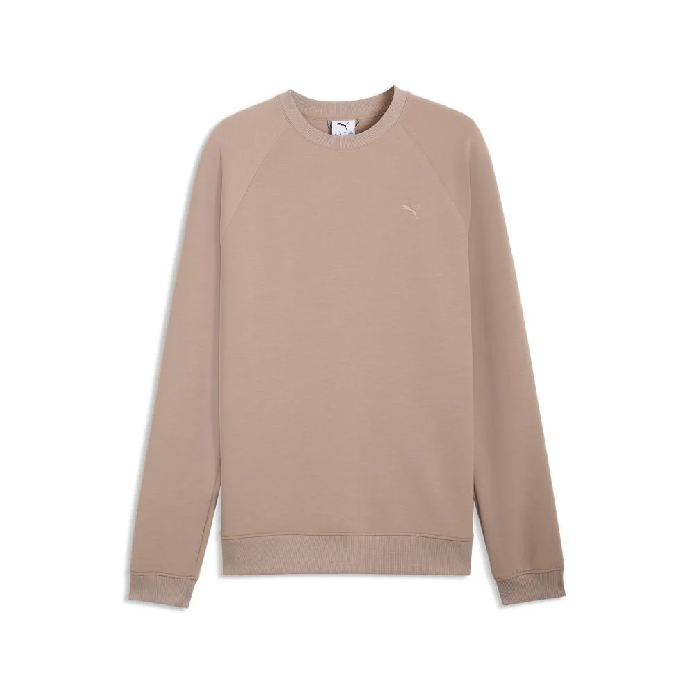 PUMA Cloudspun Fleece Golf Crewneck 2026 - Ice Coffee