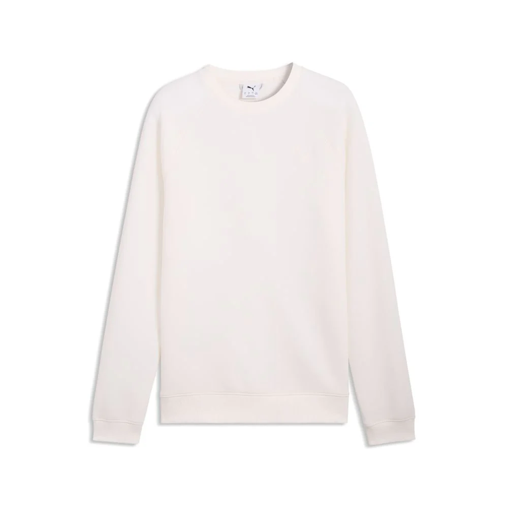 PUMA Cloudspun Fleece Golf Crewneck 2026 - Warm White