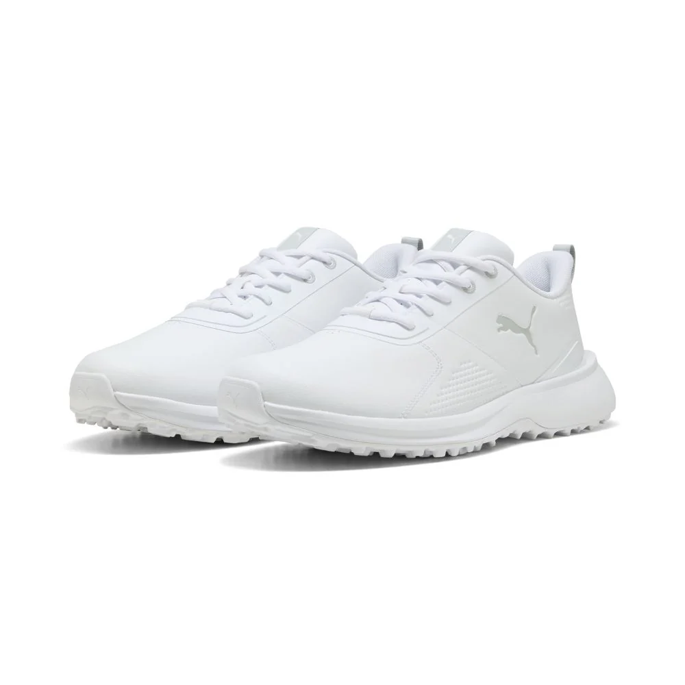 PUMA Fusion Grip 6 Evo Spikeless Golf Shoes 2026  - White / Ash Grey - Image 4