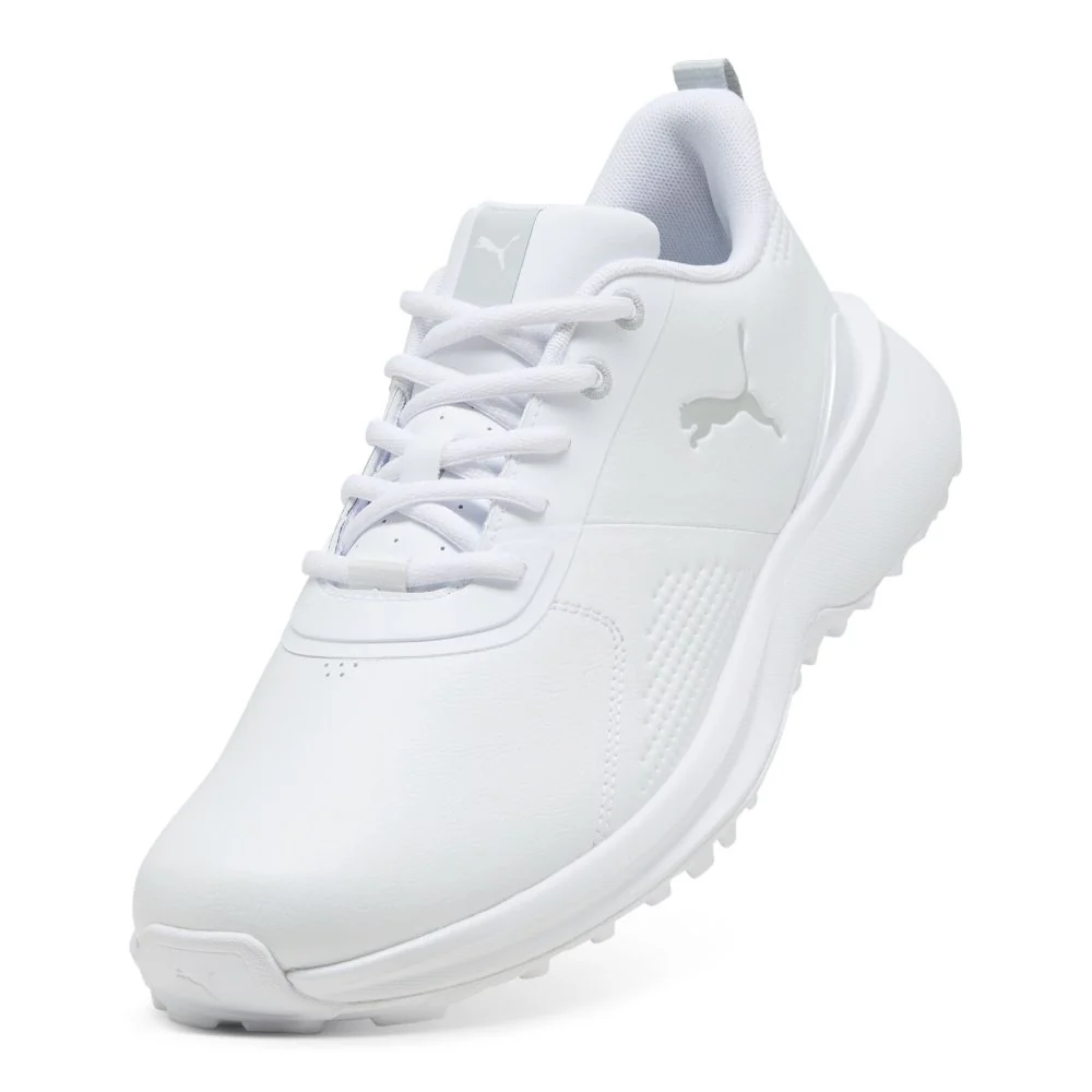 PUMA Fusion Grip 6 Evo Spikeless Golf Shoes 2026  - White / Ash Grey - Image 5