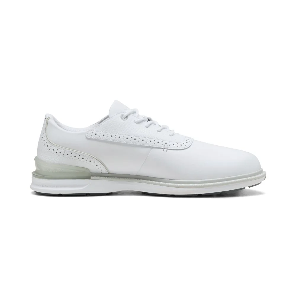 PUMA Avant 2.0 Spikeless Golf Shoes 2026 - White / Ash Grey / Slate Sky - Image 2