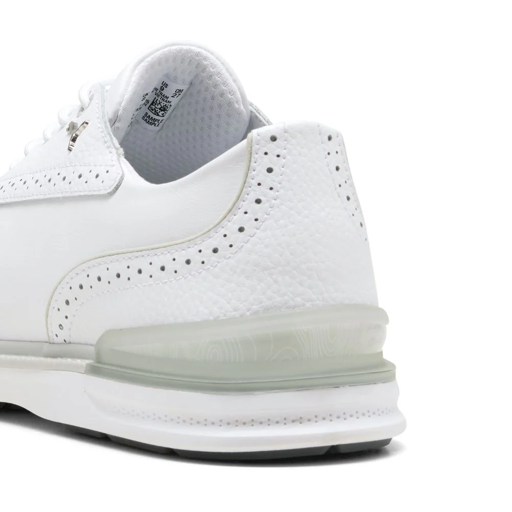 PUMA Avant 2.0 Spikeless Golf Shoes 2026 - White / Ash Grey / Slate Sky - Image 6
