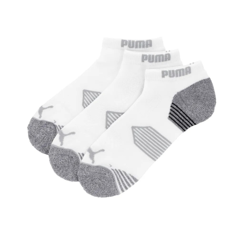 PUMA Golf Essential Low Cut 3 Pair Sock Pack 2026 - White