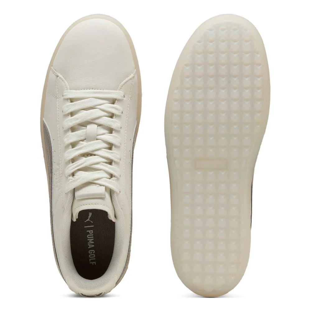 PUMA Golf Suede G 2026 - Warm White / Mouse Grey - Image 5
