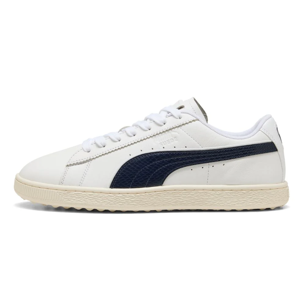 PUMA Golf Suede G 2026 - White/Deep Navy / Warm White