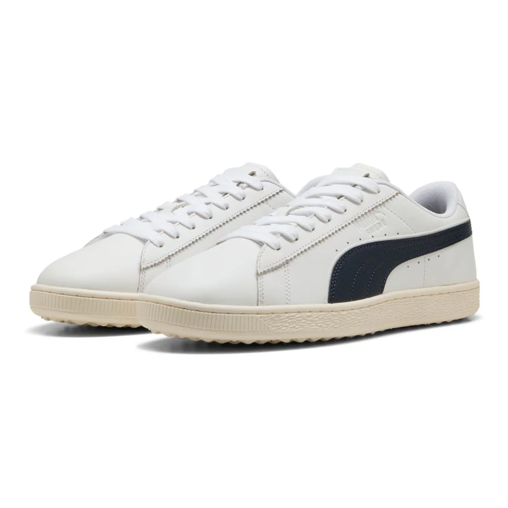 PUMA Golf Suede G 2026 - White/Deep Navy / Warm White - Image 3