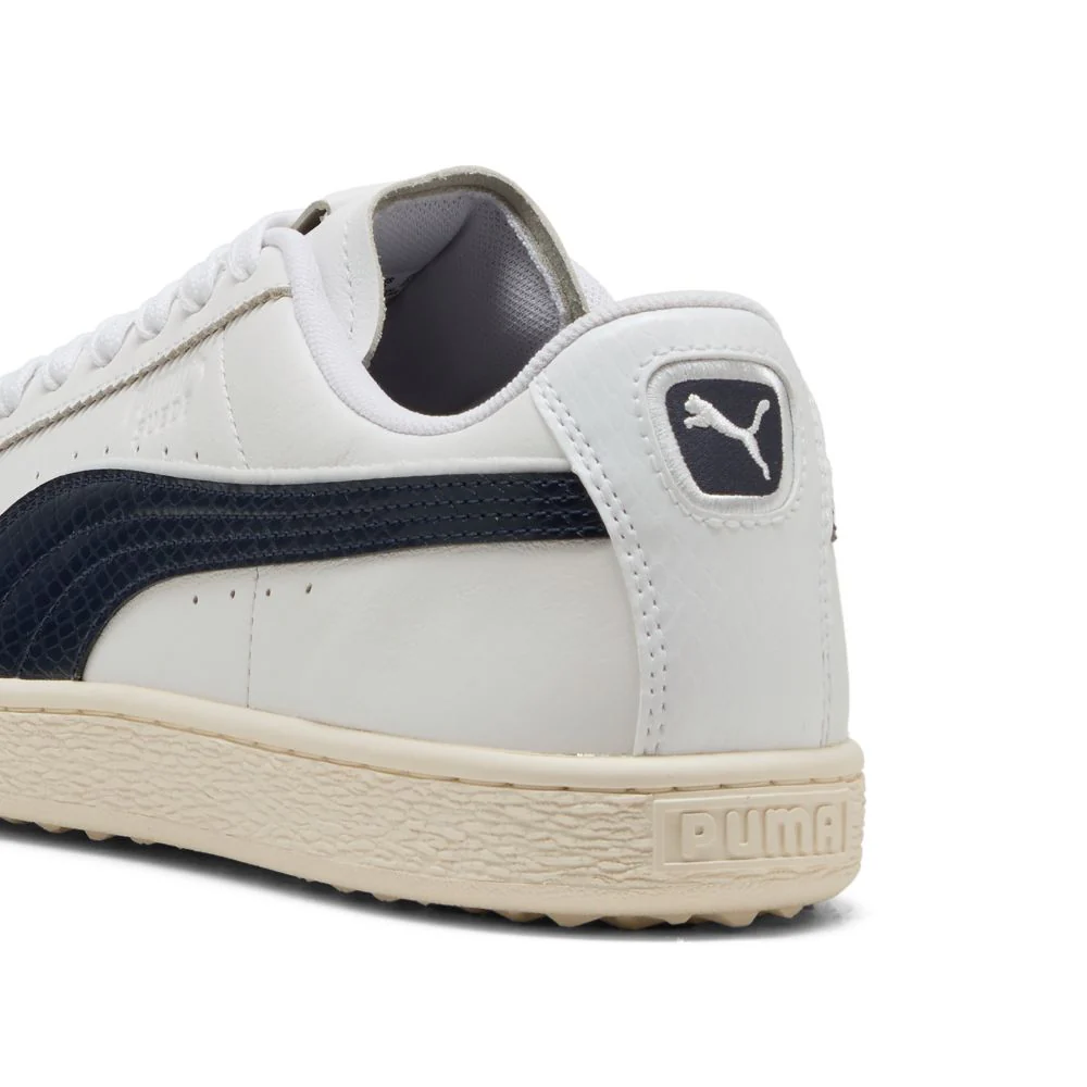 PUMA Golf Suede G 2026 - White/Deep Navy / Warm White - Image 6