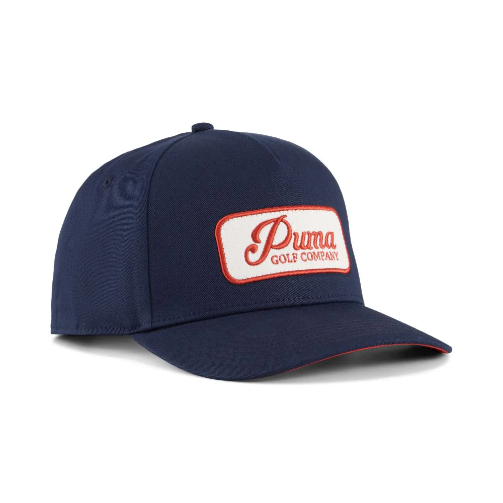 PUMA Jupiter Golf Cap 2026 - Deep Navy / Candy Apple - Image 2