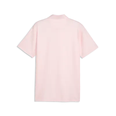 PUMA MATTR Scallop Men's Golf Polo Shirt 2026 - Rose Blossom / White Glow - Image 2