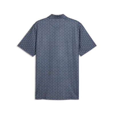 PUMA MATTR Scallop Men's Golf Polo Shirt 2026 - Deep Navy / White Glow - Image 2
