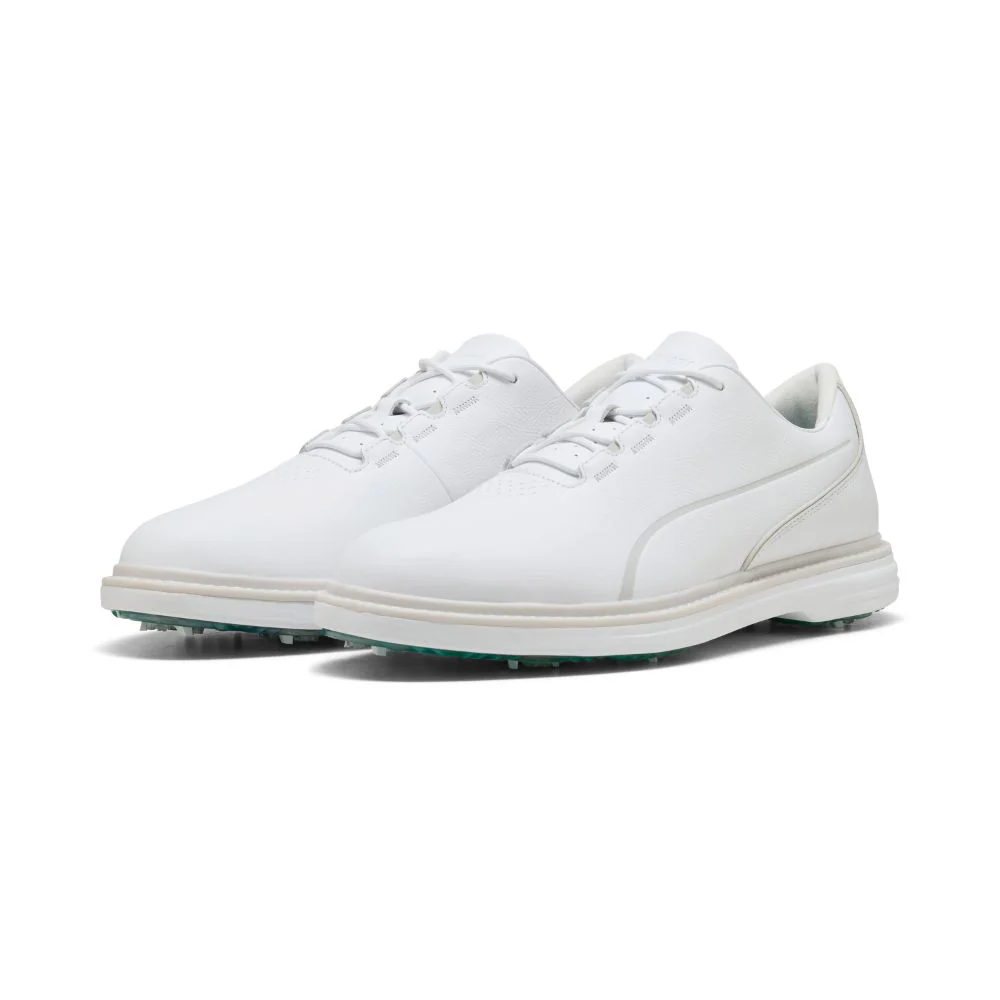 PUMA Avant Tour Spiked Golf Shoes 2026 - White / Feather Grey - Image 4