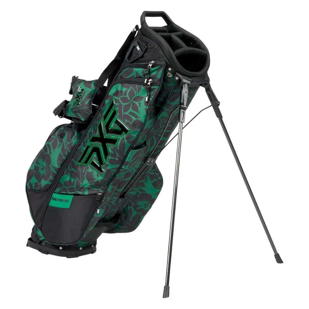 PXG Aloha Golf Carry Stand Bag - Black / Green