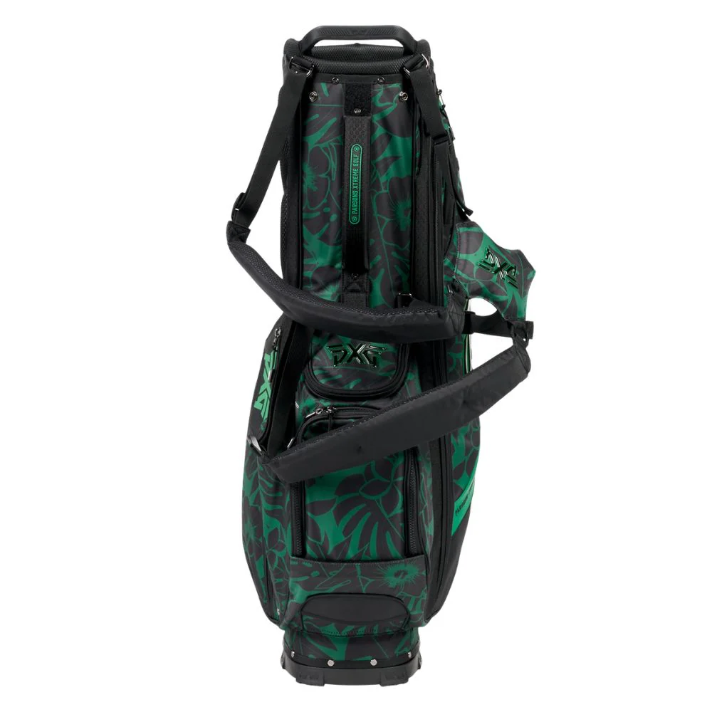 PXG Aloha Golf Carry Stand Bag - Black / Green - Image 3