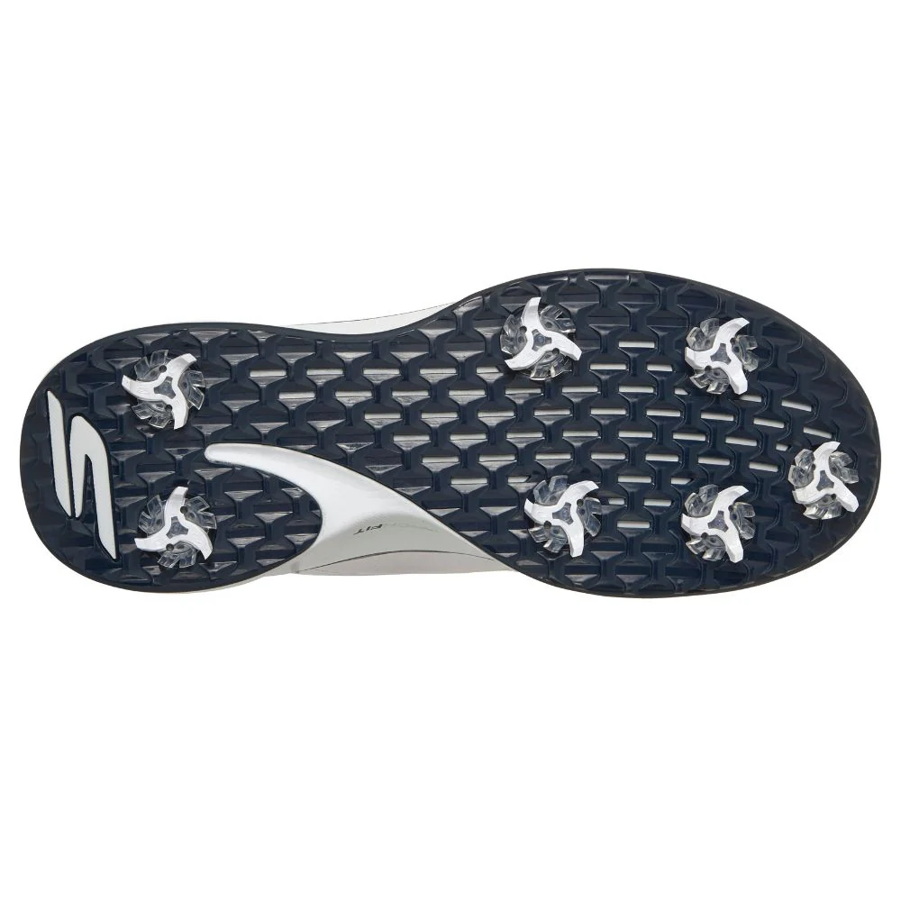 Skechers Blade Tour Slip-In Spiked Golf Shoes 2026 - 214145 - White / Navy - Image 5