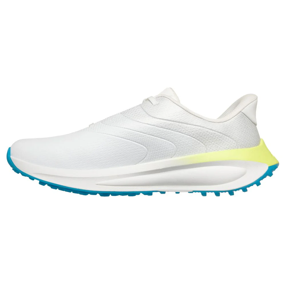 Skechers Flow Slip-In Spikeless Golf Shoes 2026 - 214153 - White / Black / Mint - Image 3