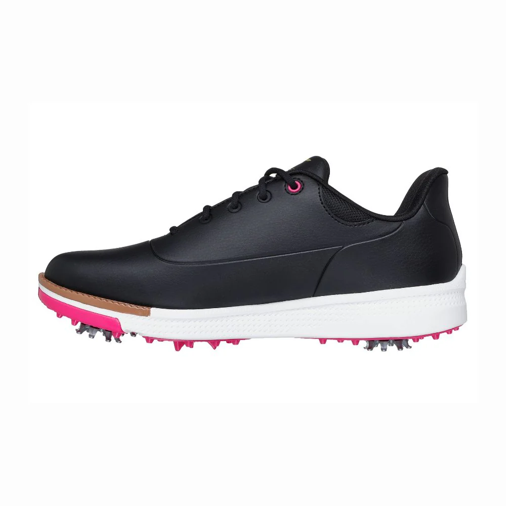 Skechers Jasmine 2 Ladies Spiked Golf Shoes 2025 - Black / Pink - Image 4