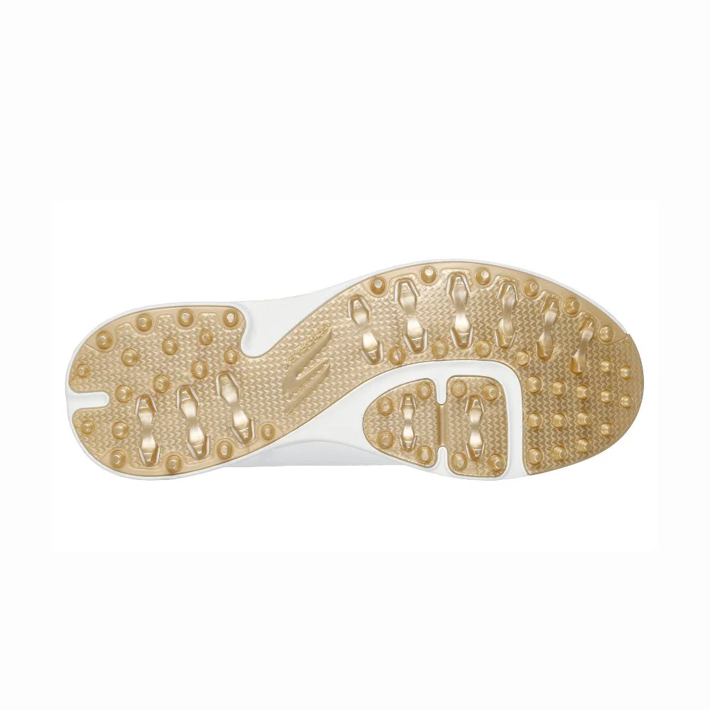 Skechers Jasmine 2 Ladies Spikeless Golf Shoes 2025 - White / Gold - Image 3