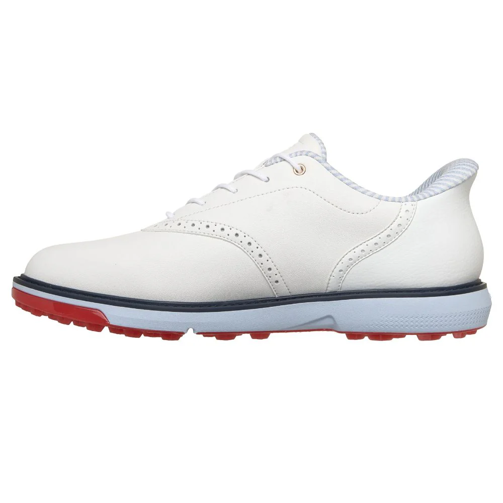 Skechers Prestige Spikeless Golf Shoes 2026 - 214126 - White / Navy / Red - Image 3