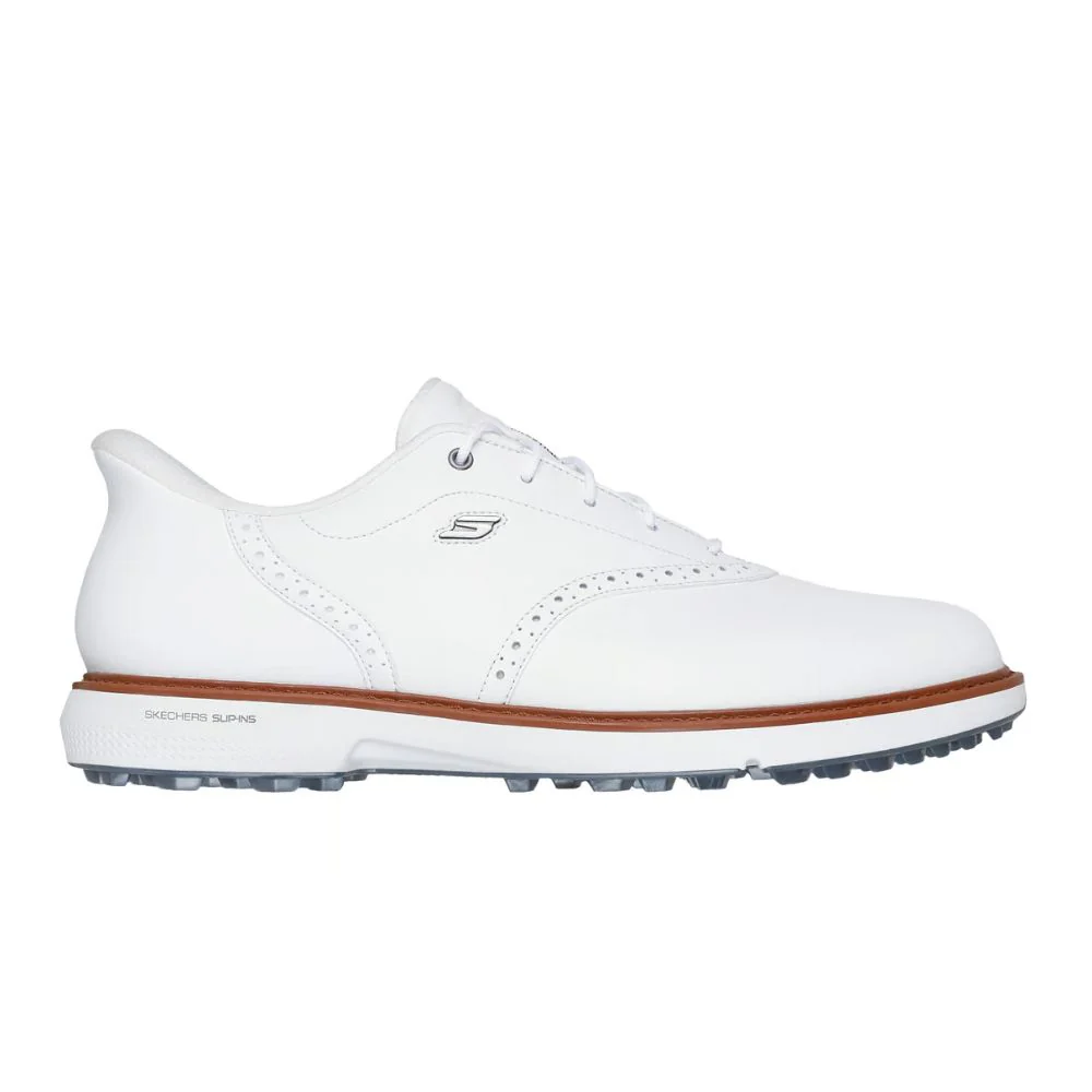 Skechers Prestige Spiked Golf Shoes 2026 - White