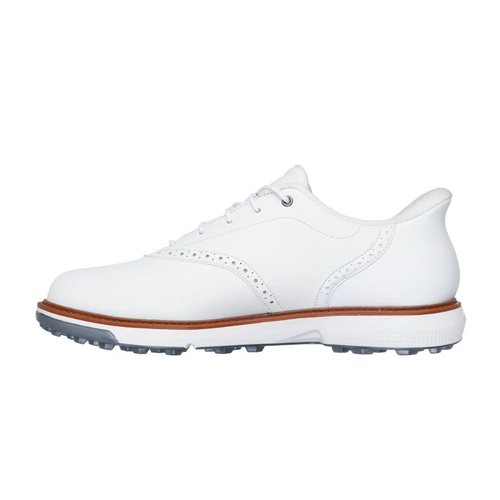 Skechers Prestige Spiked Golf Shoes 2026 - White - Image 4