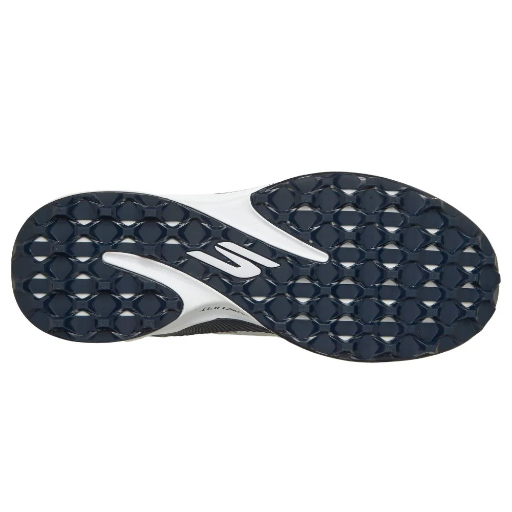 Skechers Pure Slip-In Spikeless Golf Shoes 2026 - 214147 - Grey / Navy - Image 5