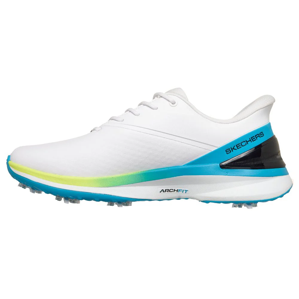 Skechers Blade Tour Slip-In Spiked Golf Shoes 2026 - 214145 - White / Black / Mint - Image 3