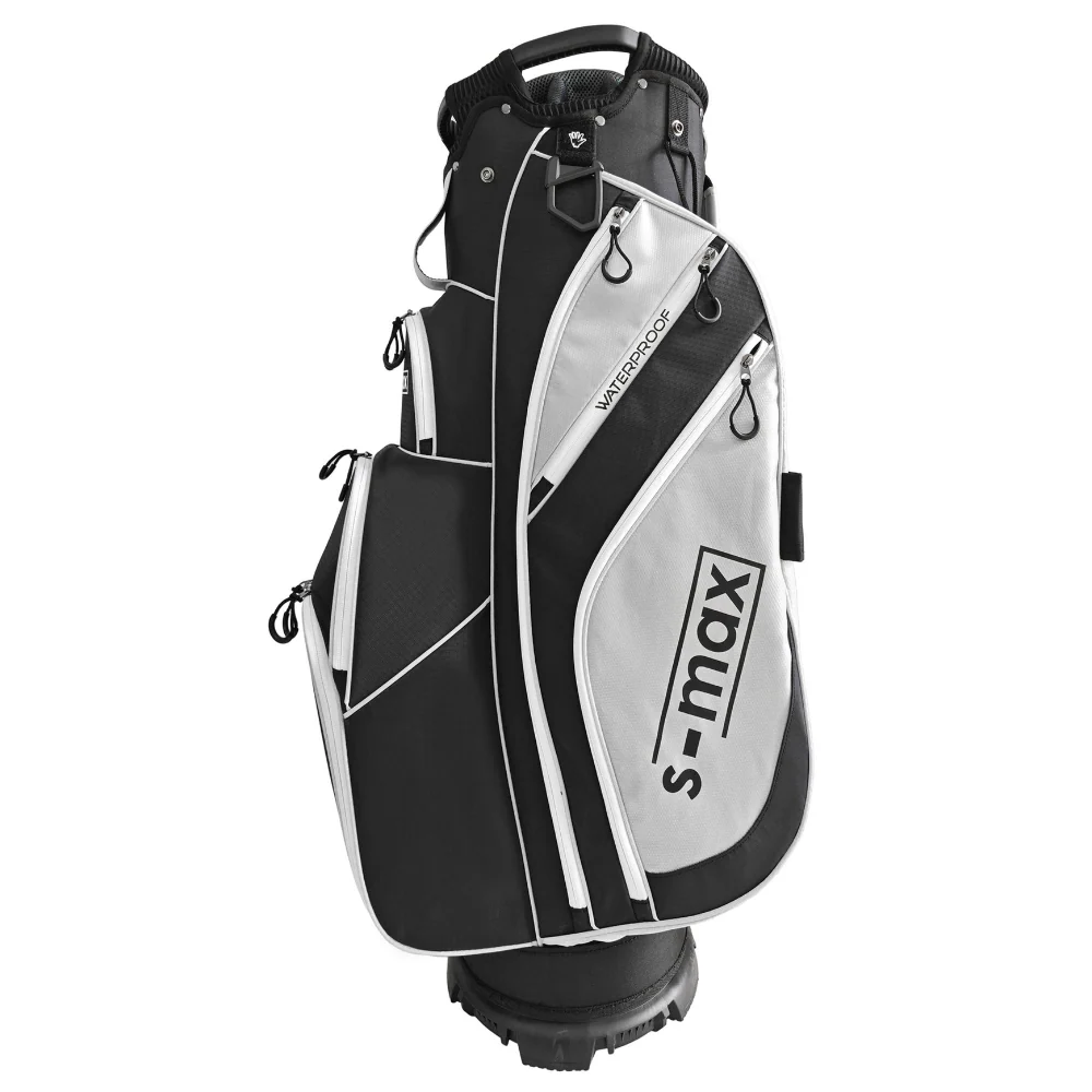 Skymax Deluxe Golf Cart Bag - Black / Grey / White
