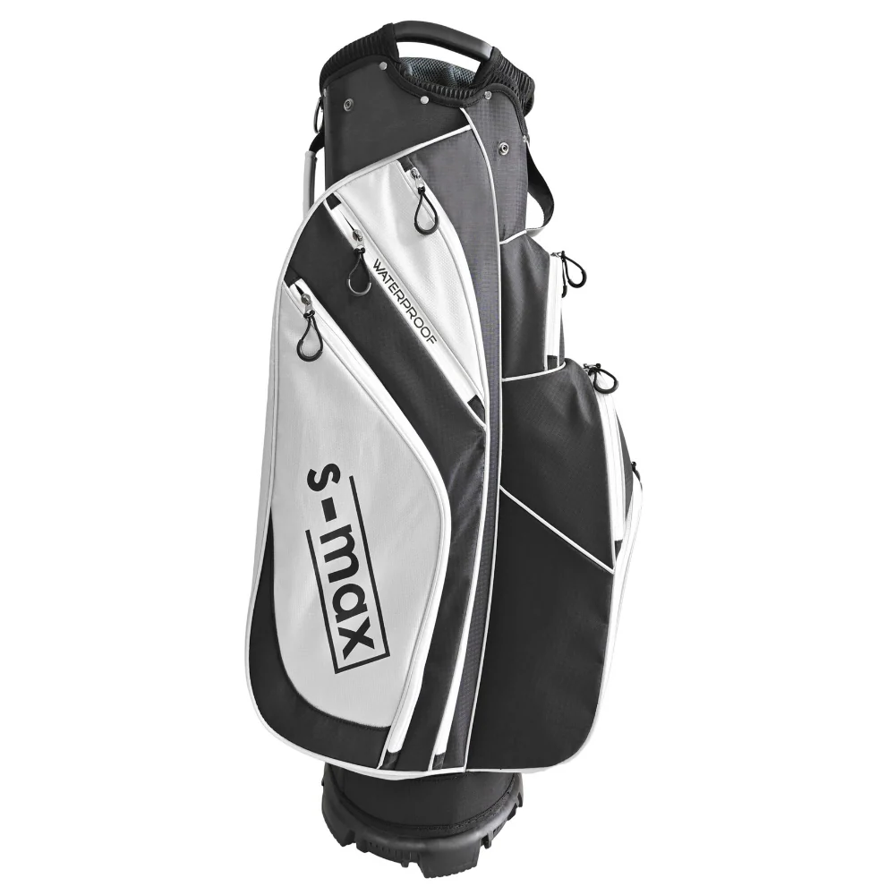 Skymax Deluxe Golf Cart Bag - Black / Grey / White - Image 3