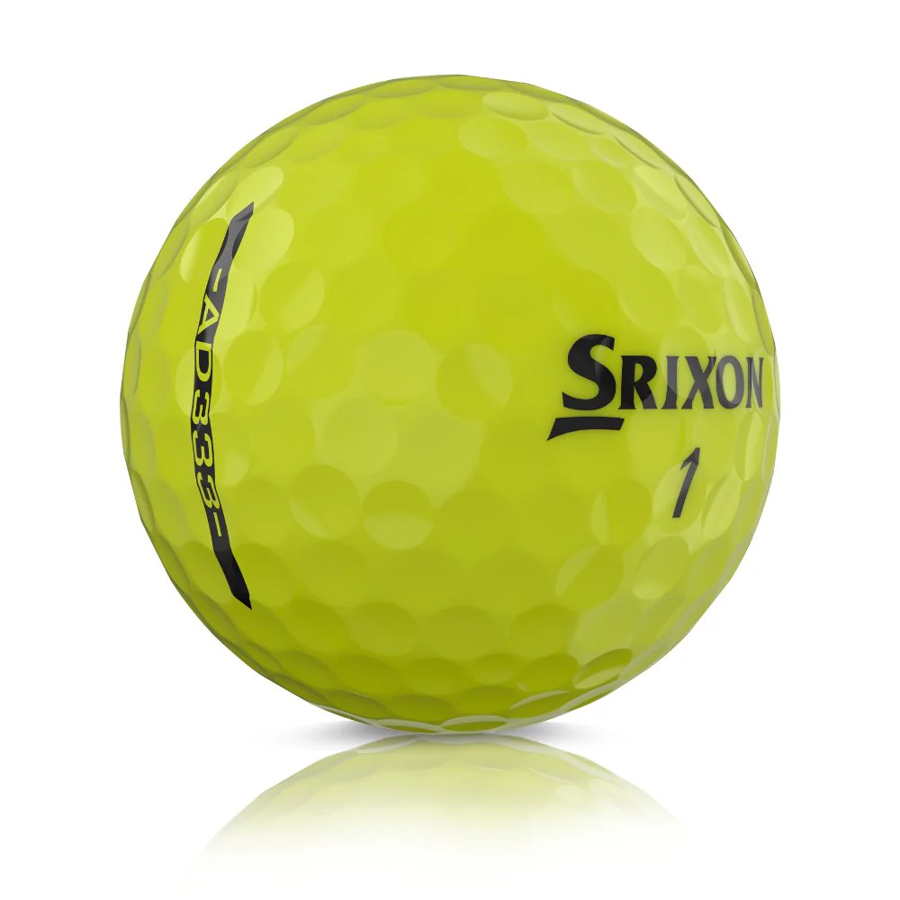 Srixon AD333 12 Golf Balls 2026 - Yellow - Image 4