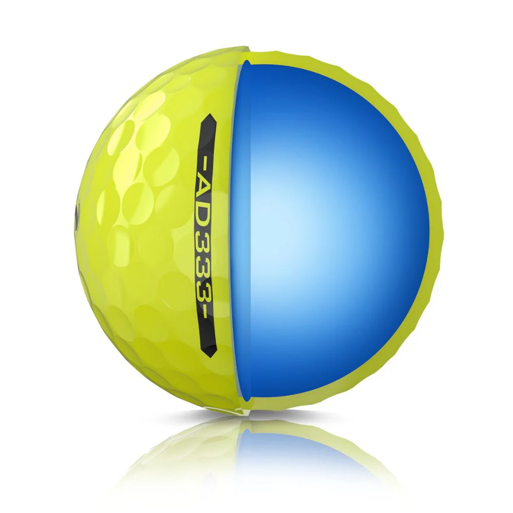 Srixon AD333 12 Golf Balls 2026 - Yellow - Image 6