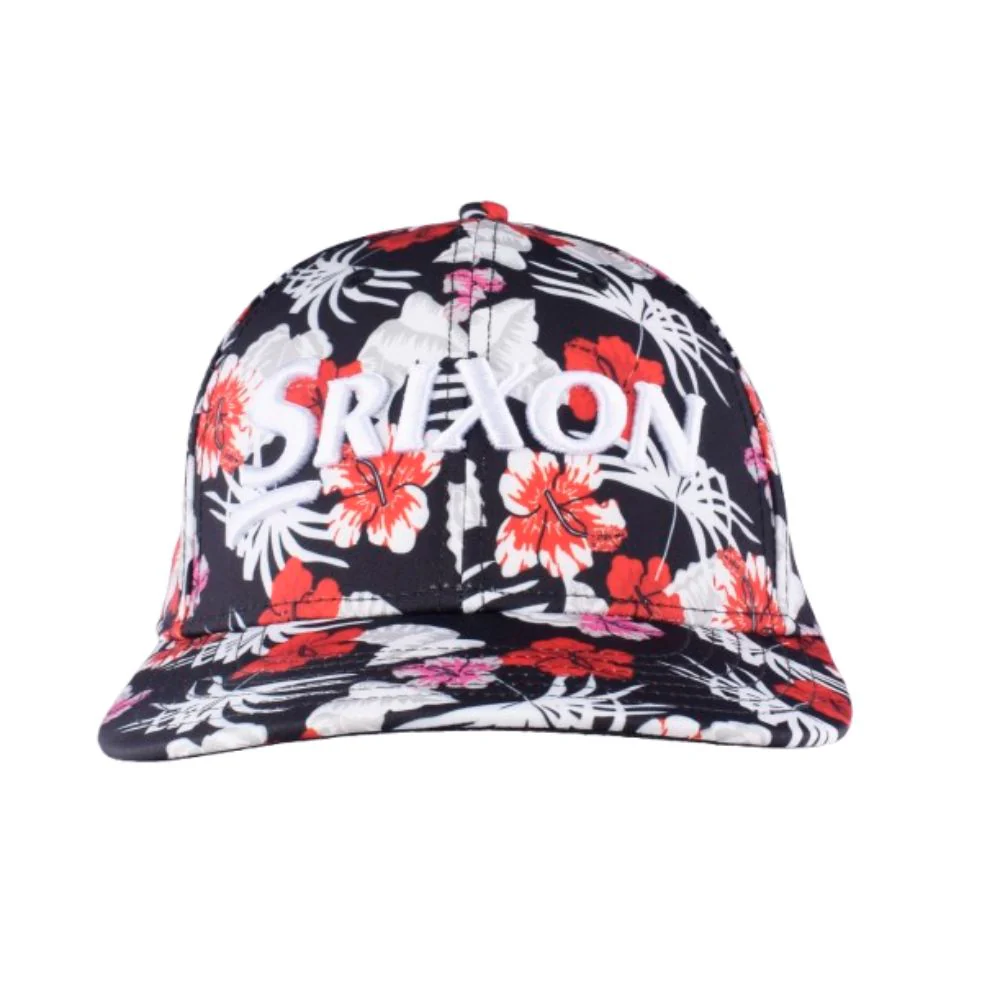 Srixon Golf Limited Edition Floral Cap 2026 - Red / Black - Image 3