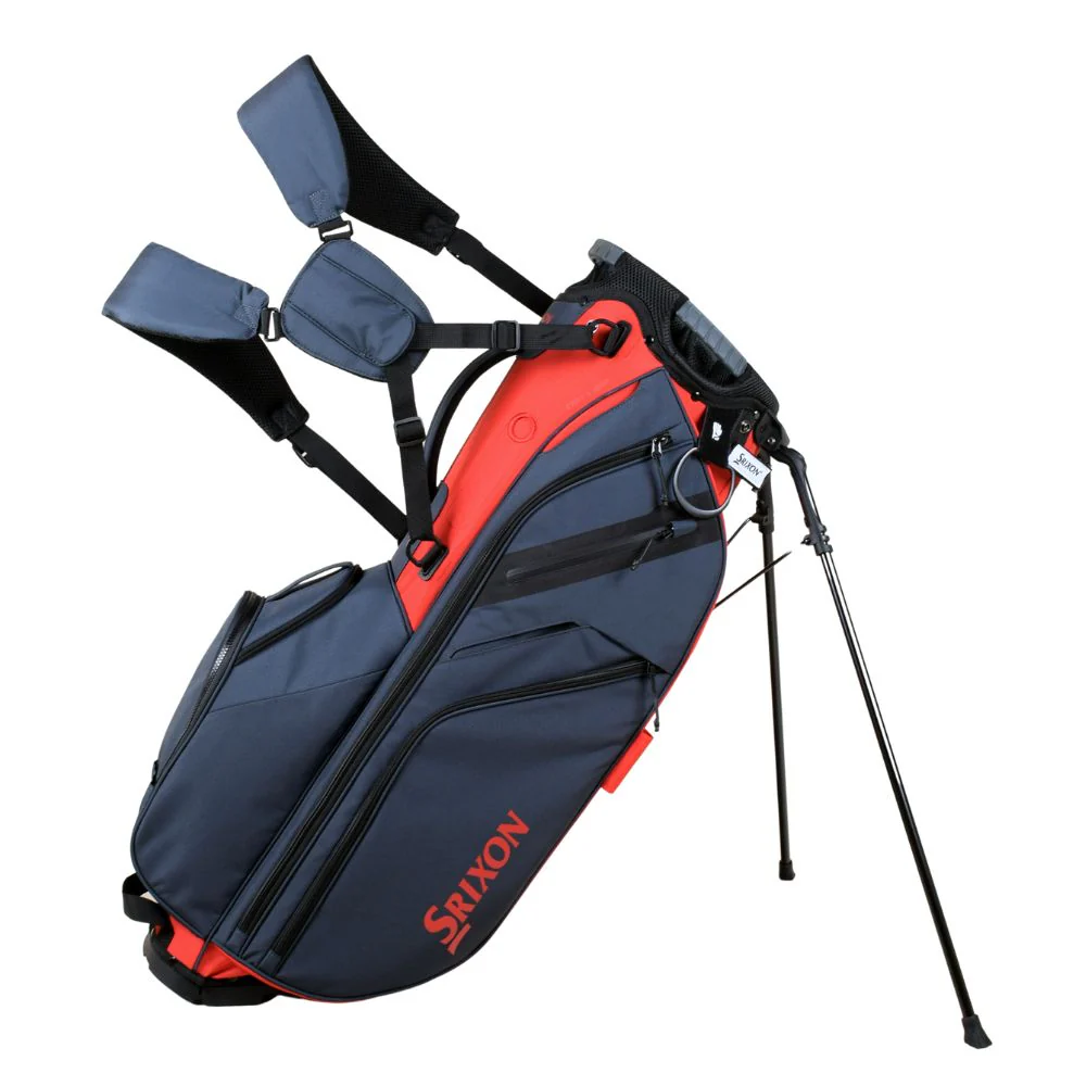 Srixon SRX Premium Golf Stand Bag 2025 - Slate / Red