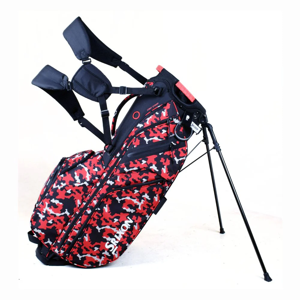 Srixon SRX Premium Golf Stand Bag 2025 - Black / Red Camo