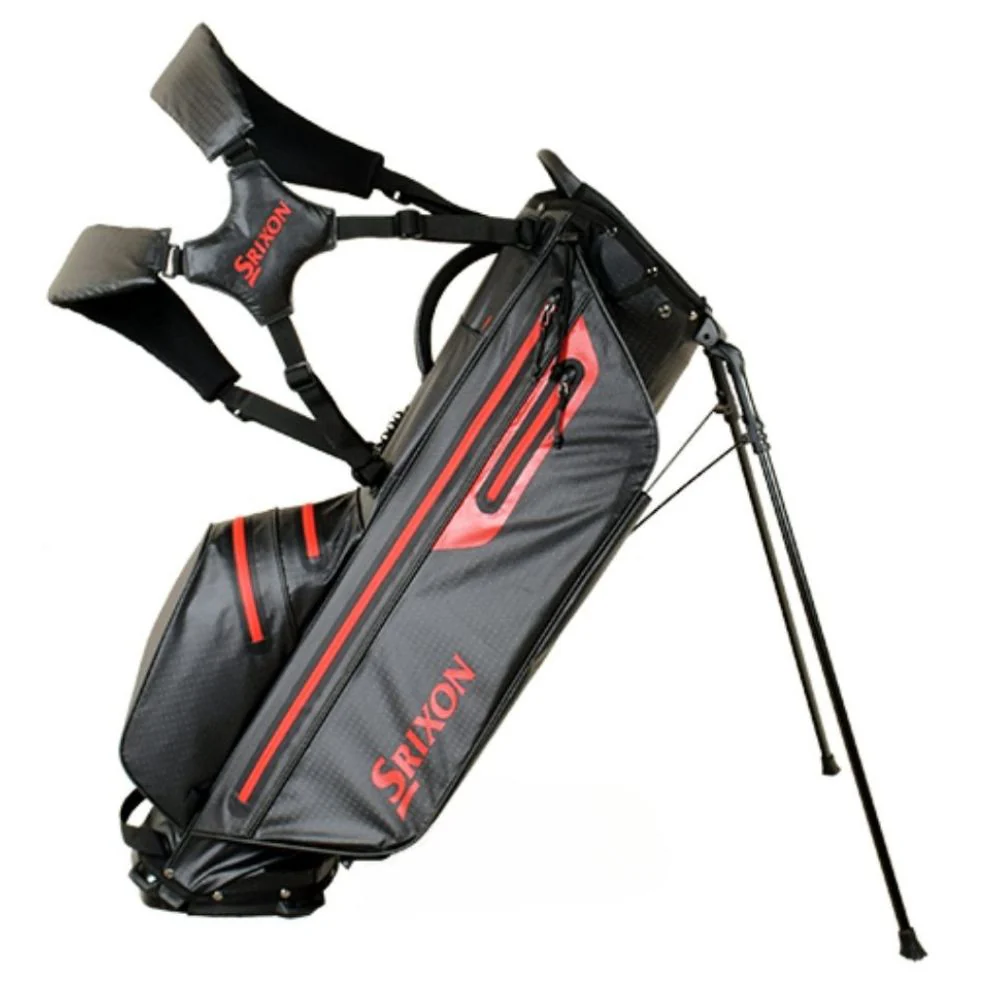 Srixon SRX Weatherproof Golf Stand Bag 2025 - Black / Red