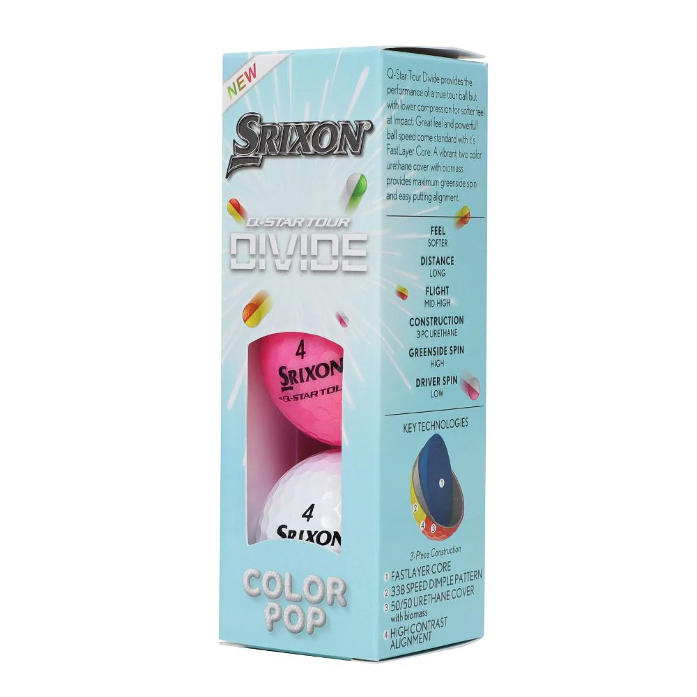 Srixon Q Star Tour 6 Divide Golf Balls 2026 - Multi - Image 7