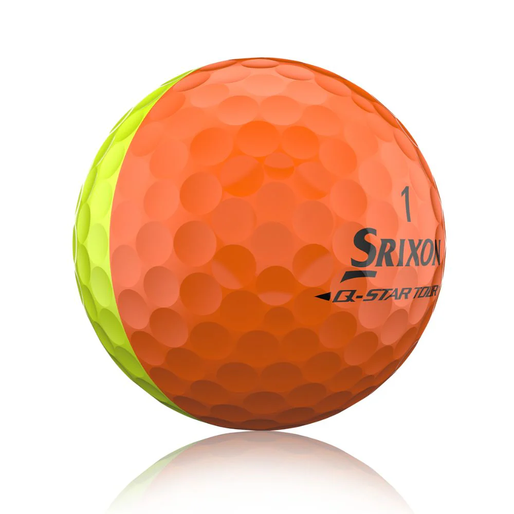 Srixon Q Star Tour 6 Divide Golf Balls 2026 - Yellow / Orange - Image 3