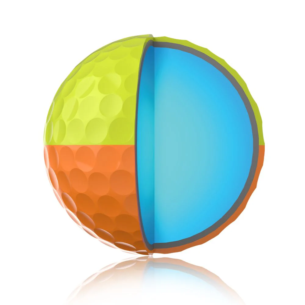 Srixon Q Star Tour 6 Divide Golf Balls 2026 - Yellow / Orange - Image 6