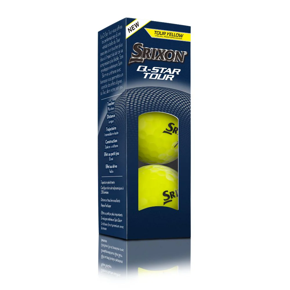 Srixon Q Star Tour 6 Golf Balls 2026 - Yellow - Image 2