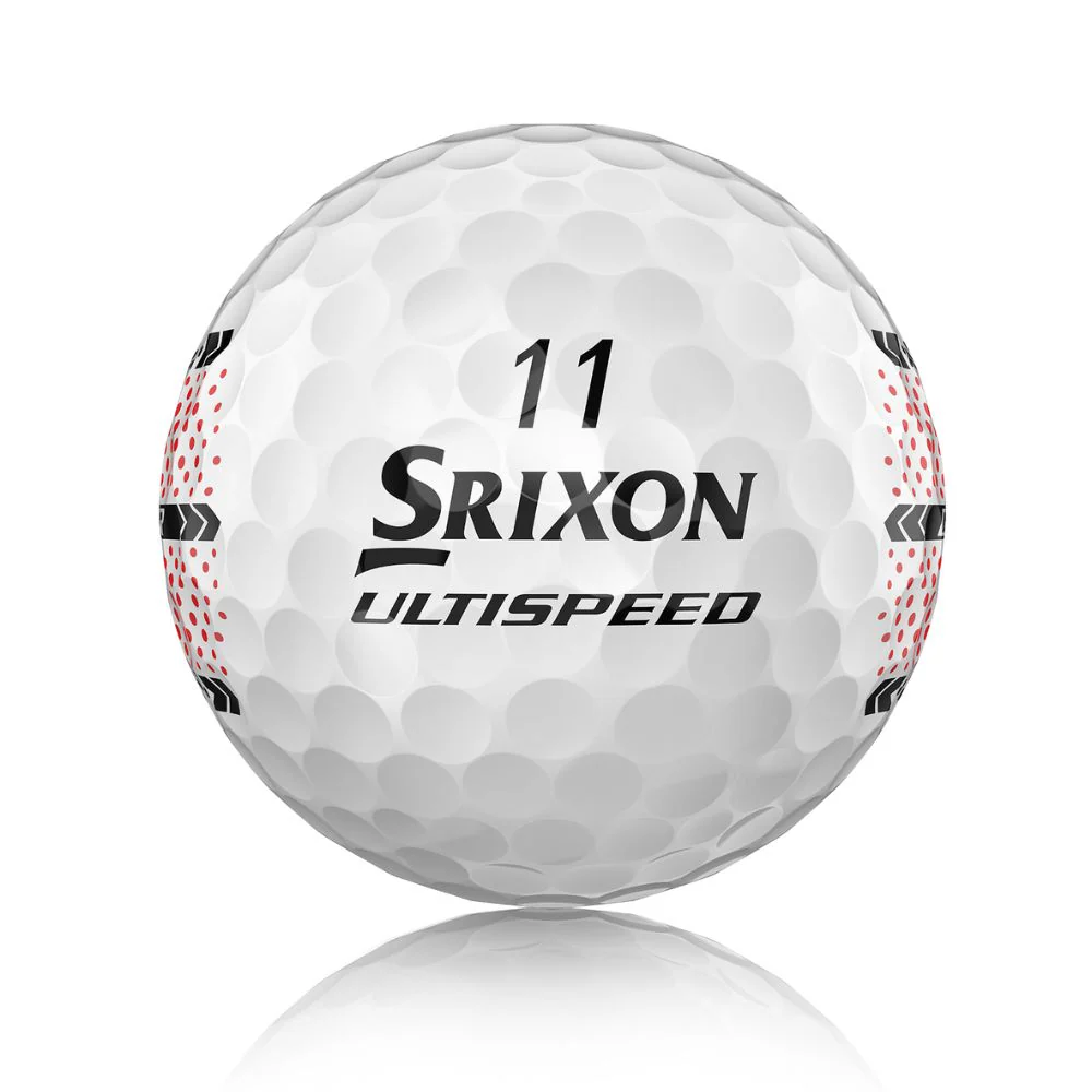 Srixon Q Star Ultispeed Trackline Golf Balls 2026 - White - Image 3