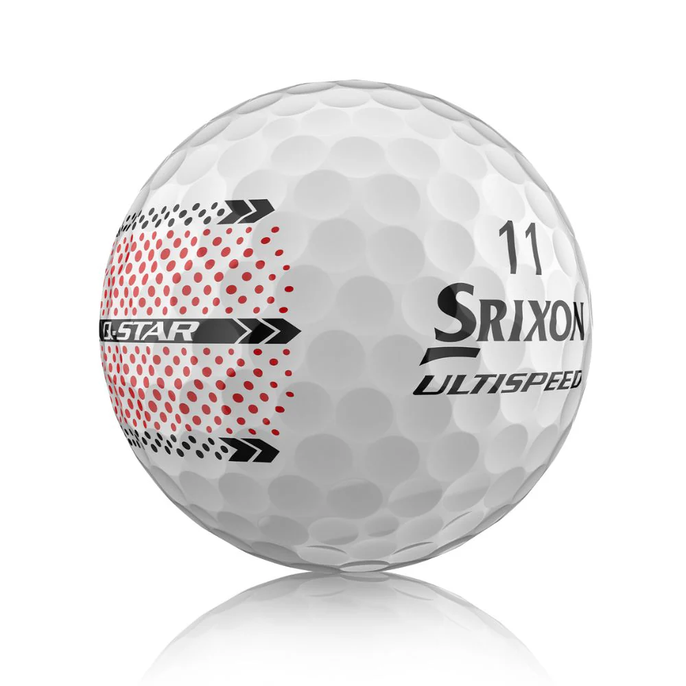 Srixon Q Star Ultispeed Trackline Golf Balls 2026 - White - Image 4