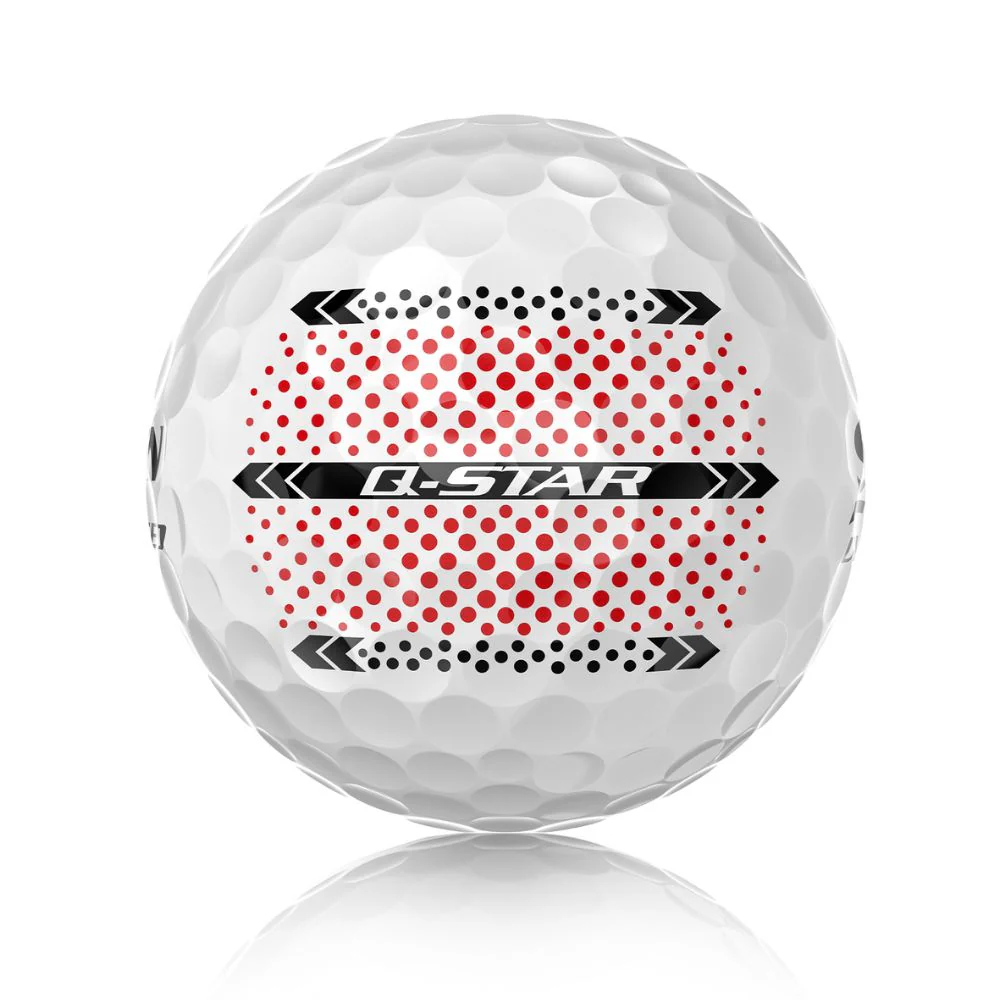 Srixon Q Star Ultispeed Trackline Golf Balls 2026 - White - Image 5