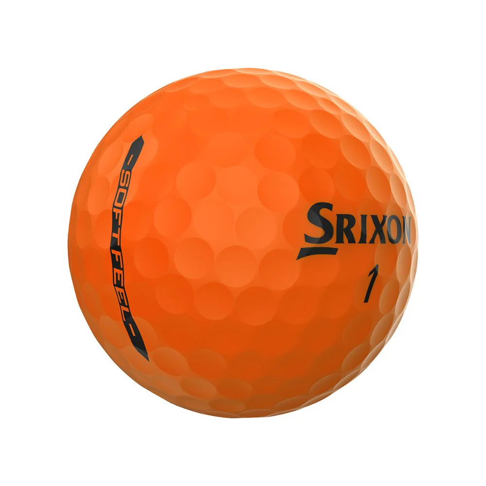 Srixon Soft Feel Brite Golf Balls - Orange - Image 3