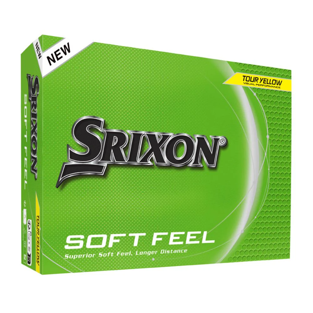 Srixon Soft Feel Golf Balls - Yellow