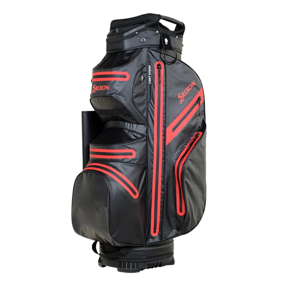 Srixon SRX Weatherproof Golf Cart Bag - Black / Red