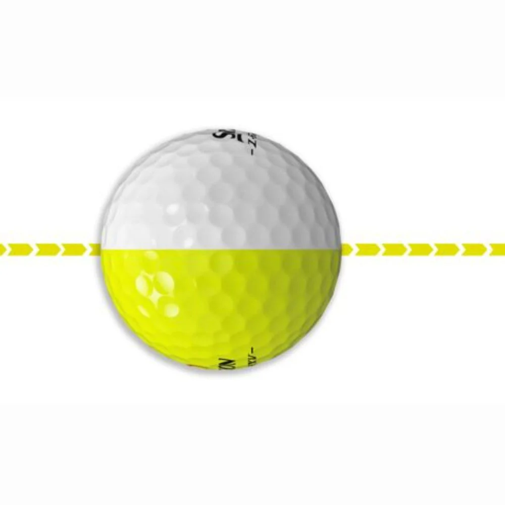 Srixon Z-Star Gen 9 Divide Golf Balls - White / Yellow - Image 3