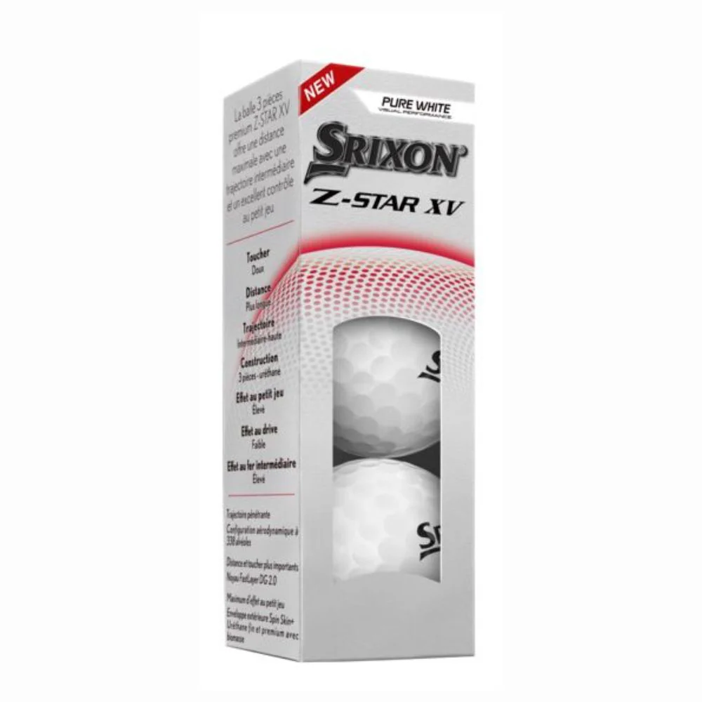 Srixon Z-Star XV Gen 9 Golf Balls - White - Image 2