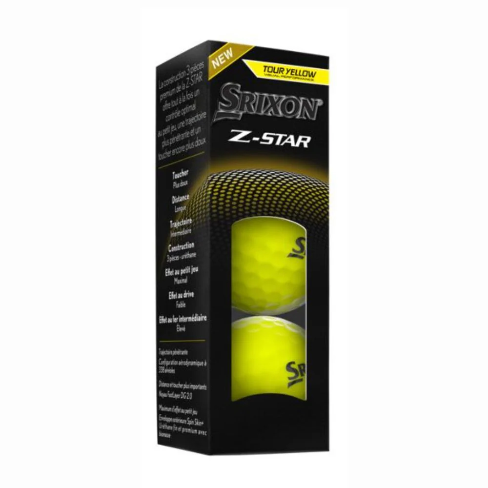 Srixon Z-Star Gen 9 Golf Balls - Tour Yellow - Image 2