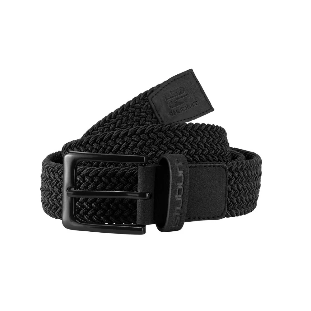 Stuburt Argill Braided Golf Belt - Black