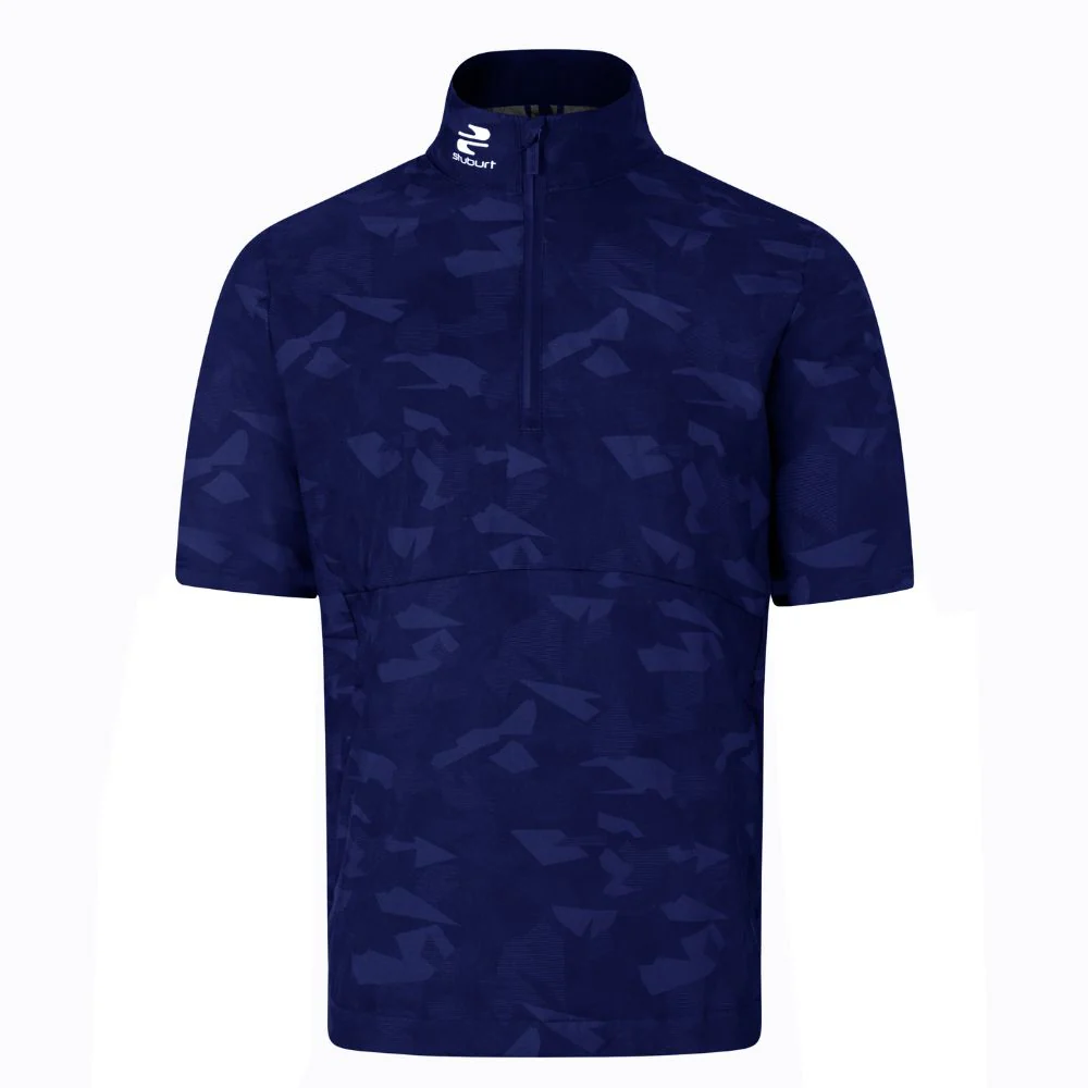 Stuburt Raven Showerproof Short Sleeve Golf Jacket - Navy